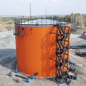 РВС с куполом 2000 м³ + РВС 50 м³, НТМ ГРП - 1 МВт